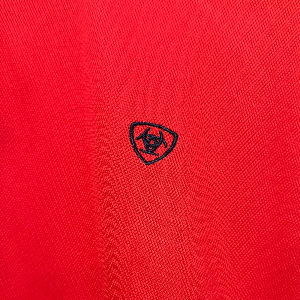 Red Polo Shirt by Ariat - Picture 2 of 4